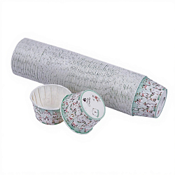 Капсулы для капкейков "Белые медведи" 100 шт